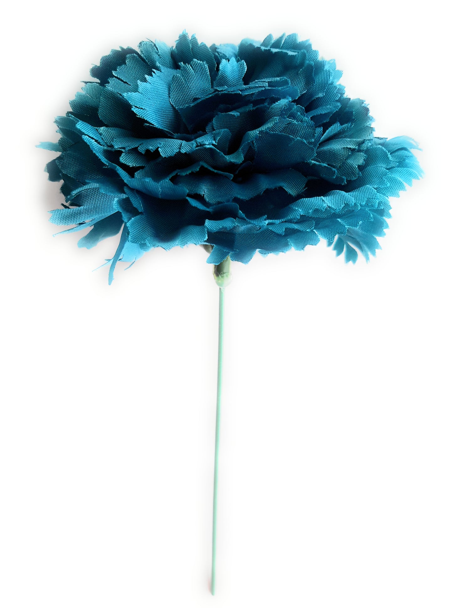 Clavel Flamenco Flor Pelo Ø9cm · Azul Cobalto