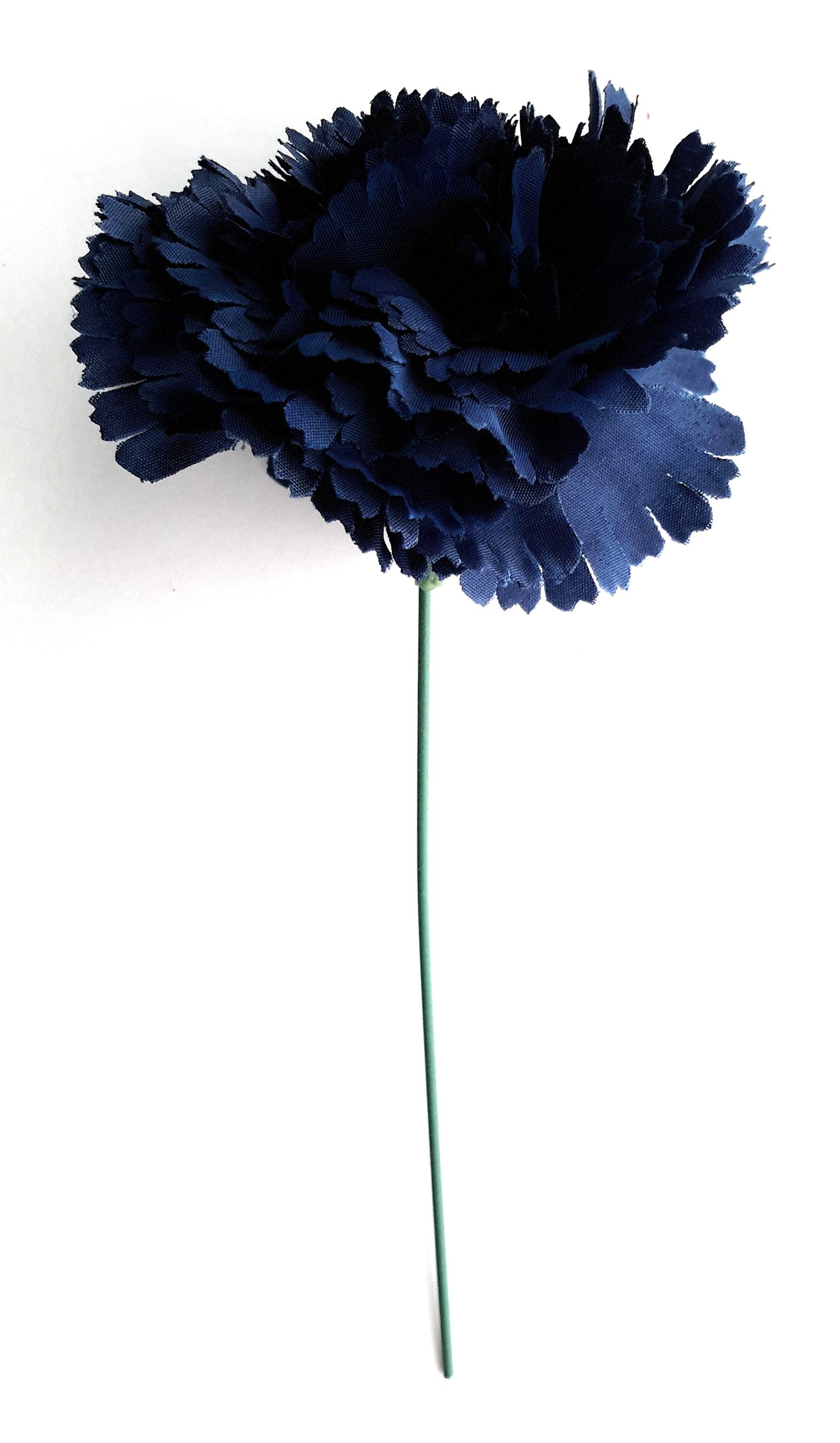 Clavel Flamenco Flor Pelo Ø9cm · Azul Marino