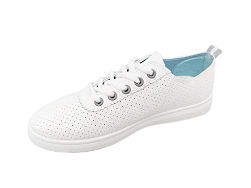 Zapatillas Blancas Mujer Sneakers Deportivas (T.36 - T.40)