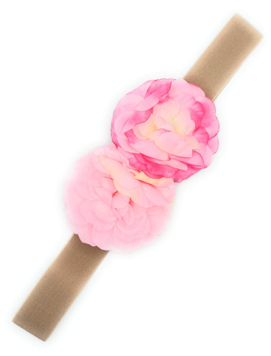 Cinturón Maxi Flores Ø10cm · Rosa Fucsia